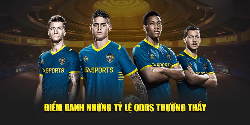 Điểm đánh giá các tỷ lệ Odds thường được tìm thấy